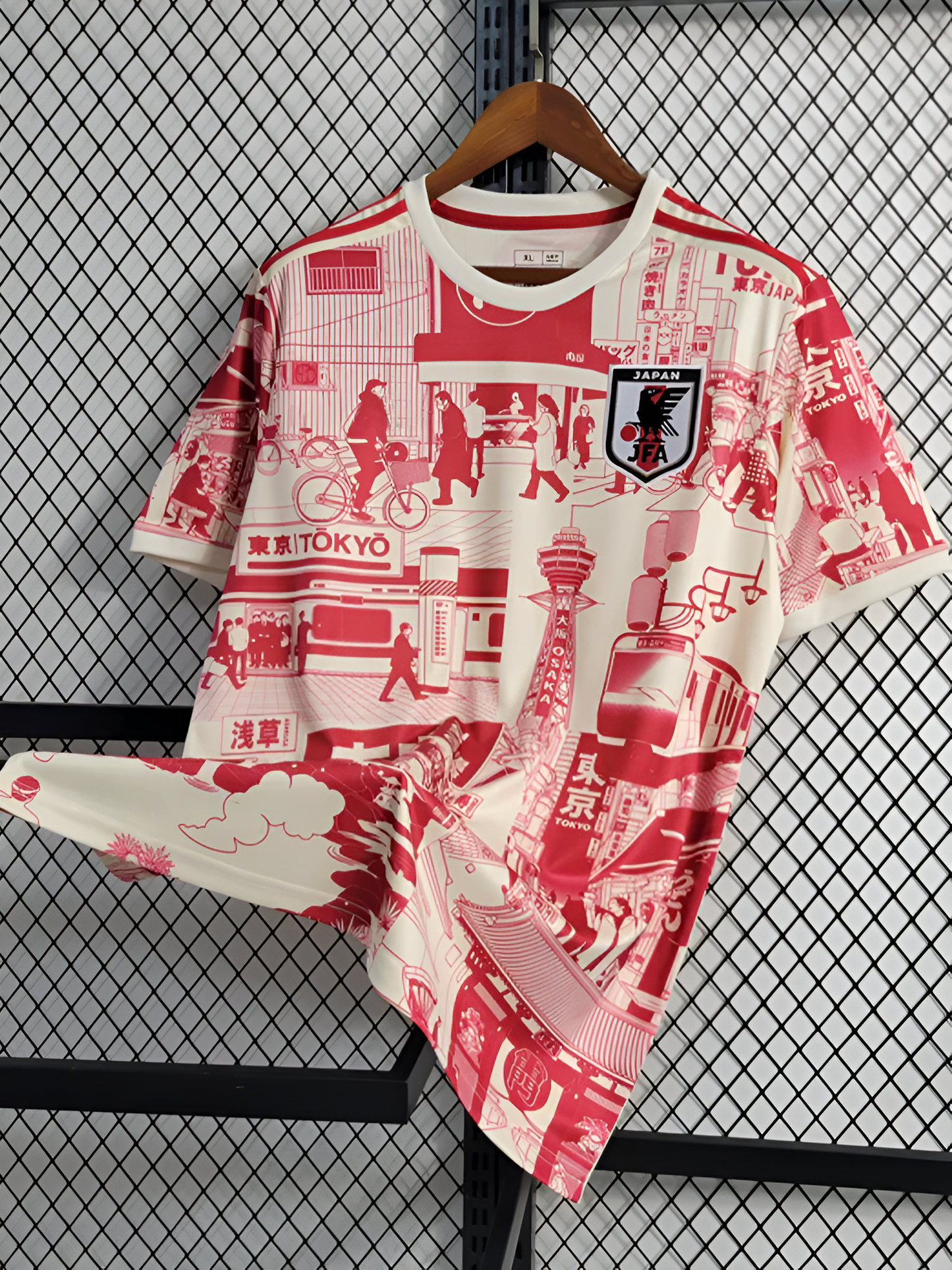 MAILLOT DU JAPON "TOKYO" ROUGE
