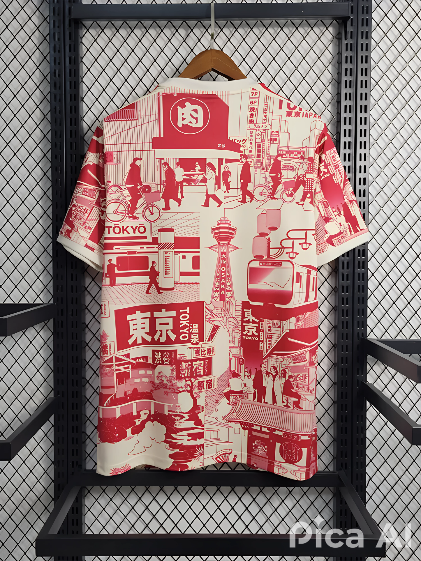 MAILLOT DU JAPON "TOKYO" ROUGE