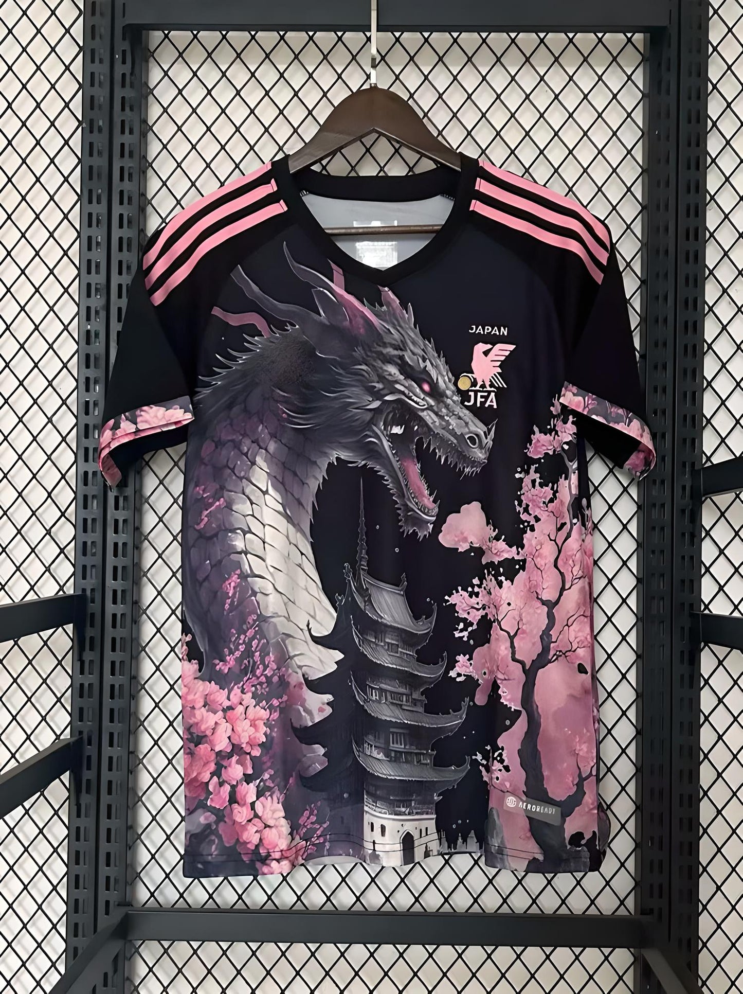 MAILLOT DU JAPON "DRAGON ROSE"