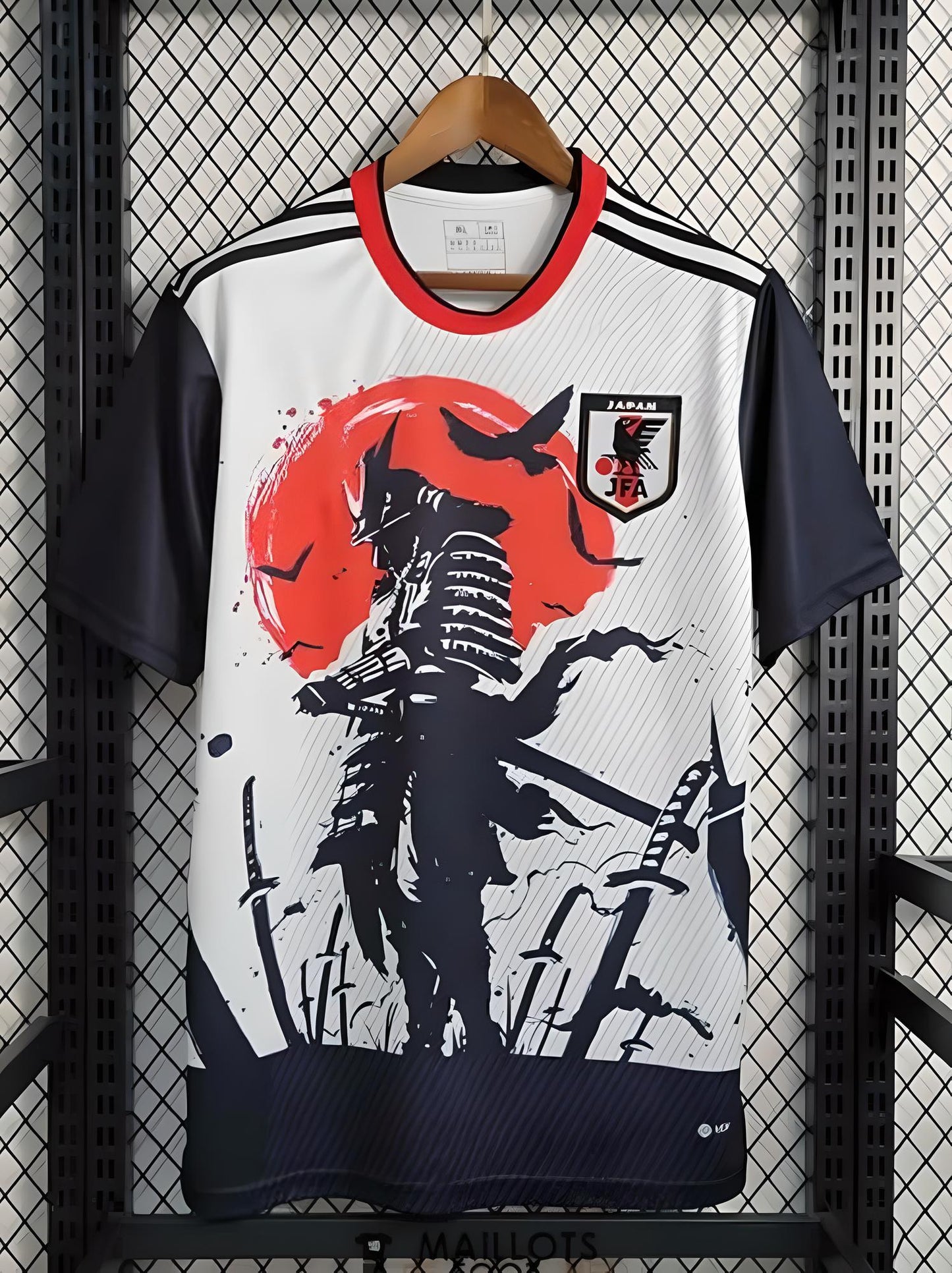 MAILLOT DU JAPON "SAMOURAÏ" BLANC